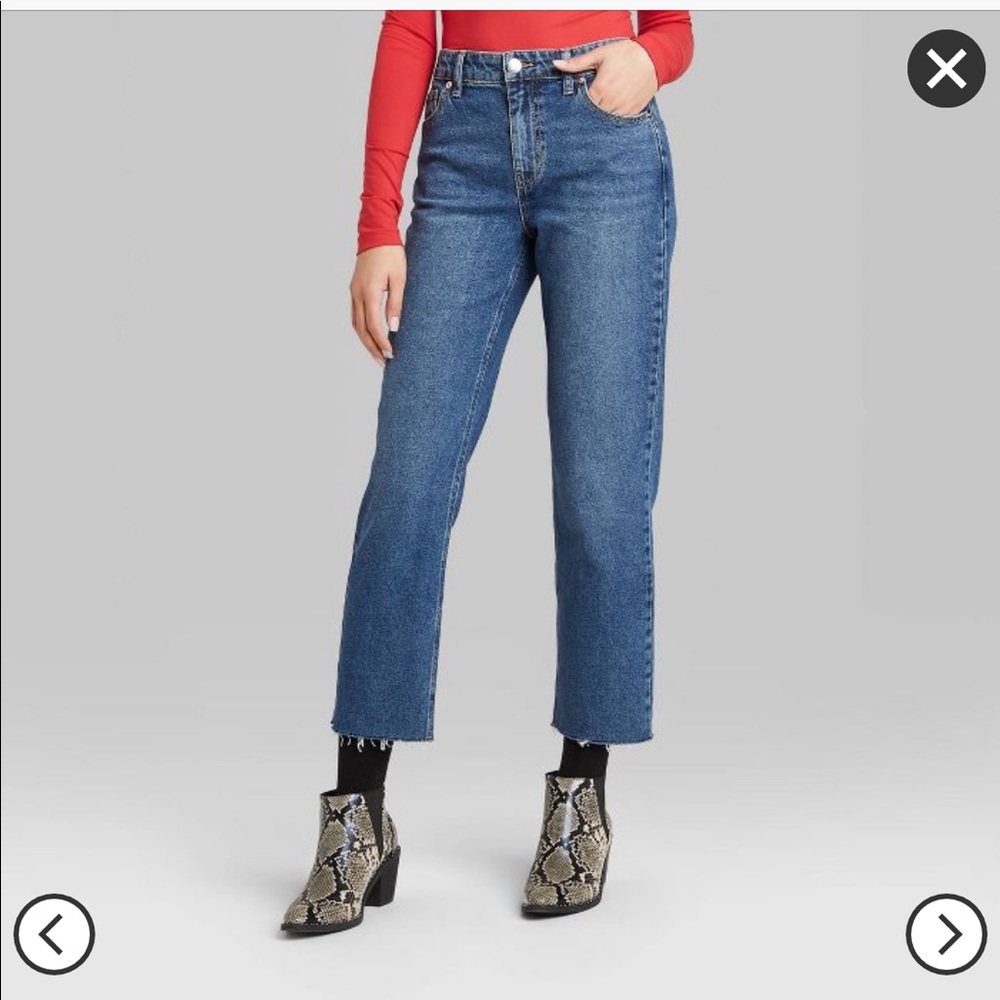 Wild Fable- High-Rise Straight Leg Jeans (NWT!)